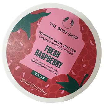 THE BODY SHOP Fresy Raspberry Whipped Body Butter 72HR NOURISHING MOISTURE LIGHT WEIGHT TEXTURE FOR NORMAL TO DRY SKIN