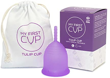 Coupe menstruelle (Lila, taille L)