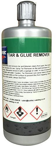 Cartec Tar & Glue Remover Rimuovi Colla Catrame e Resina dalla Carrozzeria Auto (1 Litro)