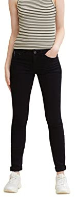Tom Tailor Denim Damen Jona Extra Skinny Jeans, 10244 - Clean Dark Stone Black Denim, 30/30
