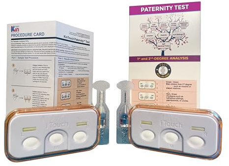 KINTOUCH Family Connection Test Kit: 100% Certainty with 2 Tests | Instant Touch DNA for Self-Identification of Twins