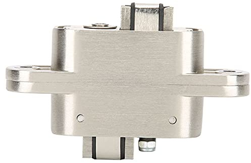 Bisagra de Puerta Oculta de Aleación de Zinc Ajustable, Herrajes para Muebles de para Puerta Plegable, Silenciosa con Tapete de Nailon, Diseño de Orificio Avellanado