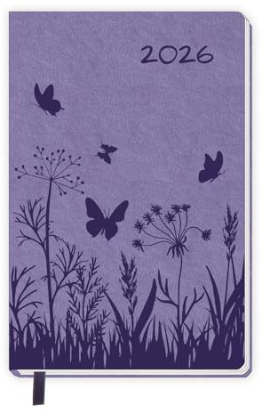 Trötsch Taschenkalender A7 Soft Touch Blumen 2026: Soft Touch Terminkalender