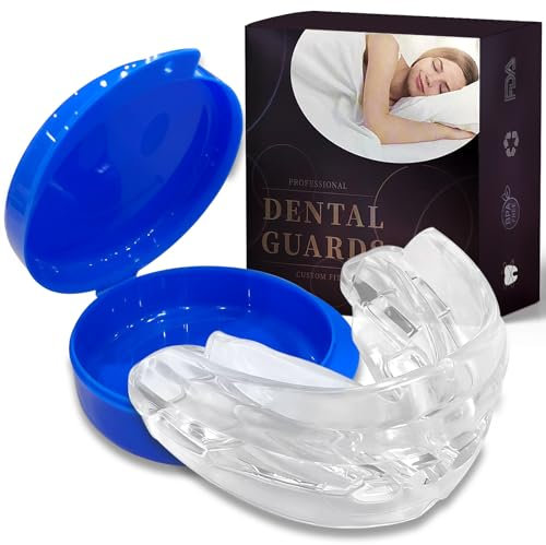 Orthèse Anti-Ronflement, Gouttière Dentaire Anti Bruxisme Réutilisables, Anti Ronflement Efficace, Confortable Dispositifs Anti-Ronflement Protege Dent Bruxisme avec un Boite Gouttiere Dentaire