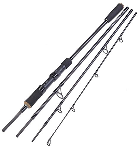 DAM Quadra Safar, 2.70 Meter, Wurfgewicht 20-60 Gramm, 4 Teilig, Reise Angelrute, 52219
