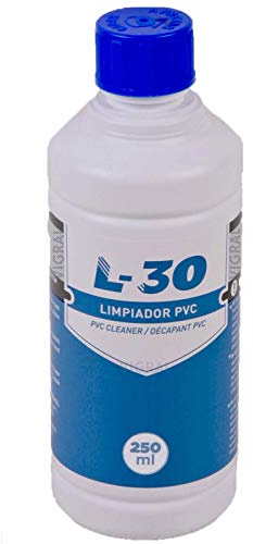 PVC L-30 specialrengöringsmedel rengöringsmedel för PVC-rör och tillbehör – 250 ml