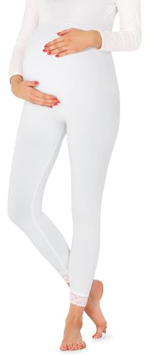 Be Mammy Dams Pregnancy Maternity 7/8 Leggings BE20-262(Vit,XL)