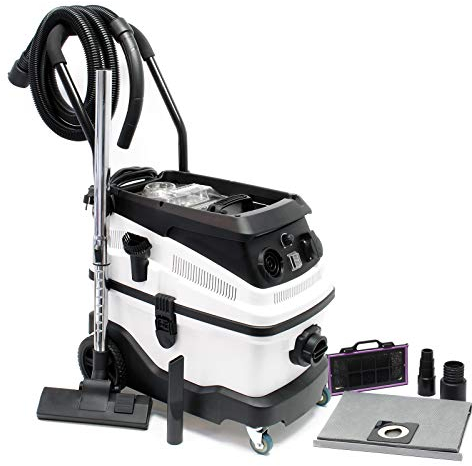 WilTec Aspirateur Sec et Humide 1600W Triple Étape Filtration & Fonction de soufflere Accessoires Inclus