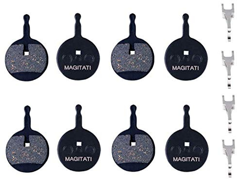 MAGITATI 4 Pairs Semi-Metallic Bicycle Disc Brake Pads for Avid Mechanical BB5, Smooth Braking, Low Noise, Long Life