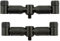 Fox Black Label 2-Rod QR Adjustable (15 & 18cm) - 2 Buzzer Bars zum Karpfenangeln, Rutenhalter für Karpfenruten, Rutenhalterung für Bissanzeiger