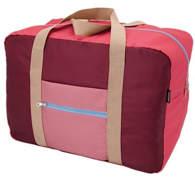 REMEMBER Freizeit- und Reisetasche, faltbar Ida - B 49 × T 24 × H 35 cm - Bunte Freizeit- und Reisetasche