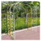 Arcos Rosas Grande para Varias Plantas Trepadoras, Marco De Soporte De Flores Al Aire Libre, Tubo De Acero Galvanizado De 20 Mm, Arco De Metal Resistente, Negro, Dorado(White,180cmx240cm/70.8x94.5in