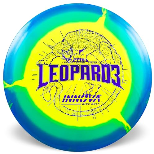 Innova Halo Star Leopard3 Disc Golf Driver – Disc Golf Driver (Colors Will Vary) (151-159g)