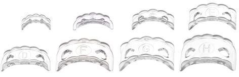 Lot de 8 ajusteurs de taille de bague - Réducteur en silicone pour bijoux - Confortable à porter - Outil important pour les bagues