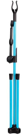 Hoppipola Adjustable Bow Stand with Balance Pole Compatible Composite Bows, Fiberglass Tripod Design Stability, Waterproof Head, Lightweight 302g, Collapsible 58.5 cm Carry Size