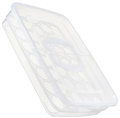 Boîte de Conservation des Œufs 34 Cases en Plastique Blanc