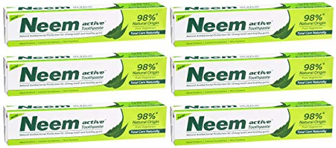 6 x Neem Active Toothpaste 100GM