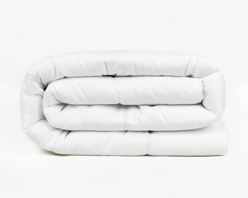 TRAMAS+ Edredon Relleno Nórdico 400 Gramos/m² - Relleno Nórdico Microfibra - Edredón Cama 135-220x220cm Relleno Nórdico para el Invierno - Blanco