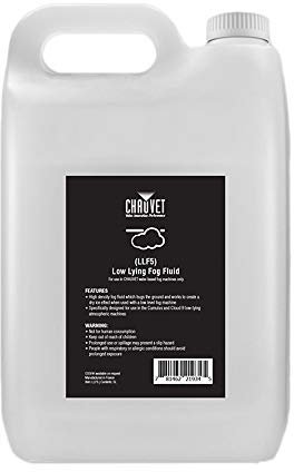 Chauvet Low Level Fog Fluid 5L for Low Lying Smoke Machine Dry Ice Effect