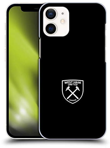 Head Case Designs Officially Licensed West Ham United FC White Logo Crest Hard Back Case Compatible With Apple iPhone 12 Mini