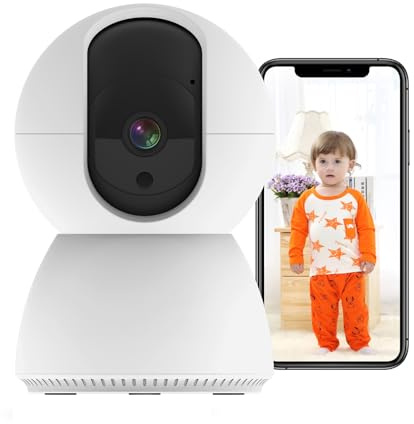 WOLF-GUARD K2 TuYa säkerhetskamera, 1080P WiFi babymonitor