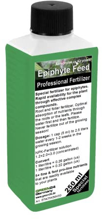 GREEN 24 Engrais Liquide Épiphyte pour Broméliacées et Tillandsia - Engrais Foliaire HIGHTECH Concentré Complet NPK 250ml