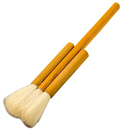 BAXIXINGYUNMU Bürste, Hake Blender Brushes 3/4/5/6/7 Tubes Schafhaar Künstler Malpinsel für Töpfermalerei Wash Staub Reinigung Keramik