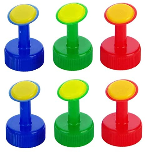 6st flaskvattenplastplantverkare Sprinkleranläggning Vattning av frö Plantor Bevattning för 30 mm dricksflaskor Frö Plantor Trädgård bevattning