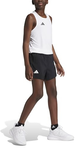 adidas Boy's Team Split Shorts Kids, Black/White, 13-14 Years