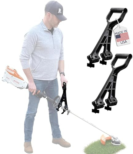 Reach Right Universal Handle Attachment for Weedeater, String Trimmer, Shovel, Rake & More | Versatile Ergonomic Back Saving Attachment for All Gardening Tools | Made in the USA | 2 Pack