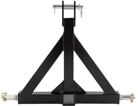 MINRS Gancio di traino a tre punti per trattori e rimorchi