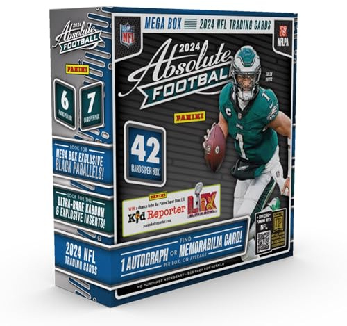 2024 Panini Absolute Football NFL Trading Cards Mega Box