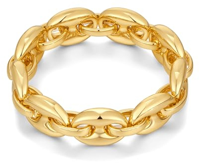 WOWORAMA Gold Chunky Chain Bracelet for Women