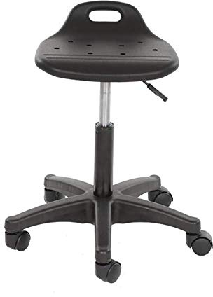 Taburete de trabajo de laboratorio antiestático, silla giratoria ergonómica para oficina, barbería, altura ajustable 360°, cómodo asiento deportivo