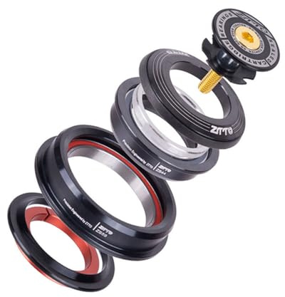 Bicycle Headset Bearing Kit ZS44 ZS56 4456ST, Tapered to Straight Tube Headset 1-1/8 Aluminium Alloy Sealed Bearings for MTB Road Bike