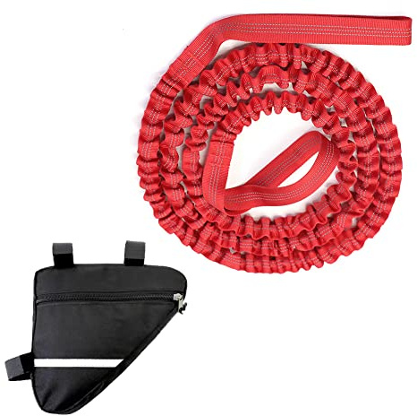 Bolagar Bike Tow Rope for Kids, MTB & Cycling Stretch Pull Strap For Long Ride Going Uphill,Compatible with Any Bicycle