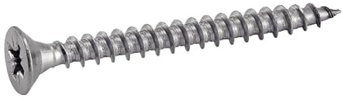 Vis à bois aggloméré tête fraisée pozidrive inox A4 4X30 boîte de 200 - ACTON - 643054X30