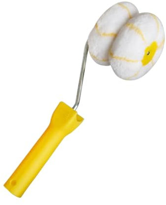 VOANZO Rodillo de Pintura para Esquinas, Juego de cepillos Profesionales para Rodillos de Esquina para Paredes y techos con Funda para Pinturas a Base de Agua, a Base de Aceite y Esmalte