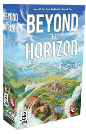 Capstone Games Beyond The Horizon | Civilization Board Game | Explore, Expand, and Advance Your Society | 1–4 Players | 90–150 Min | Ages 14+ | English