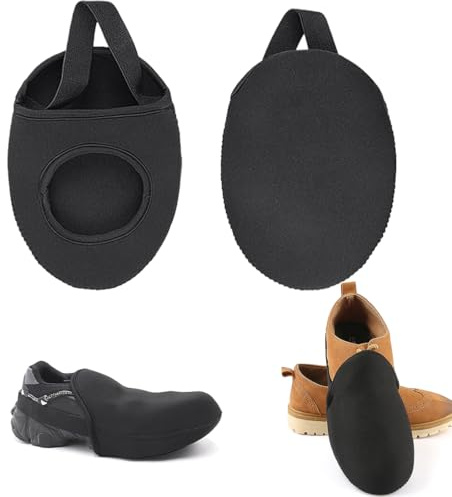 MIRKUZI Überschuhe 2 Stück schwarze Fahrrad-Überschuhe, Fahrrad-Zehenüberschuhe für Damen und Herren, Fahrrad-Anti-Rutsch-Fahrrad-Überschuhe