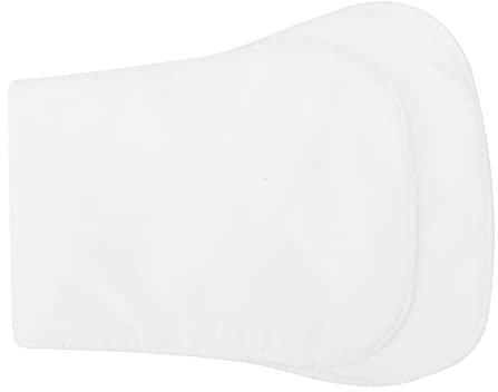 Inserti e fodere, inserti e fodere per pannolini in tessuto a 4 strati, riutilizzabili, lavabili, assorbenti per incontinenza anziani, bianco (bianco)