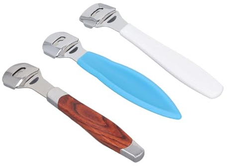 HETHLIF Kit de Pédicure Professionnel pour Rasoir à Callosités des Pieds pour L'élimination de la Peau Dure 3 Pièces
