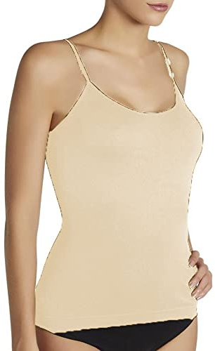 YSABEL MORA Camiseta Interior Tirante Fino Microfibra Cómoda y Ultra Suave Sin Costuras para Máximo Confort y Adaptabilidad Ideal como Prenda Básica Exterior.