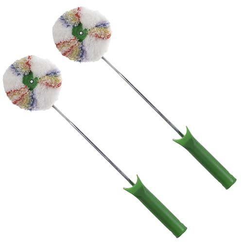 KONEX Corner Paint Roller - Longest Handle Tool for Precise Painting in Corners! Ditch Your Corner Paint Brush with This Revolutionary Solution for Painting Corners and nooks! 2-Pack