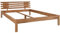 Staboos massives Buchen Holzbett Ludwig - Bettgestell in unterschiedlichen Größen - Einzelbett oder Doppelbett - Geölte Betten - Massiv Holz Bett - 180x200 cm