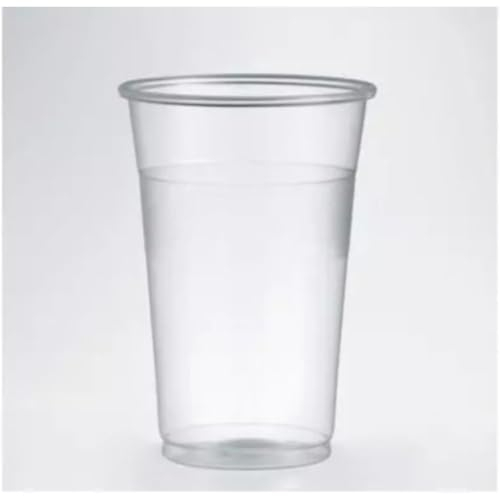 Generico 50/200 Bicchieri Plastica | Bicchieri PIUTTOSTO ISAP DA 400 CC made in italy Bevande Finger Food per BIRRA ESTATE Feste Compleanni Matrimoni Picnic (50 pezzi)