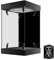 Dtyubfg Glasvitrine mit LED - Acryl Vitrine -Klare Action-Figur Display Case Storage Box, Stapelbare Acryl-Vitrine für Sammlerstücke, Alternative Glasvitrine - für Büro Wohnzimmer -40cm