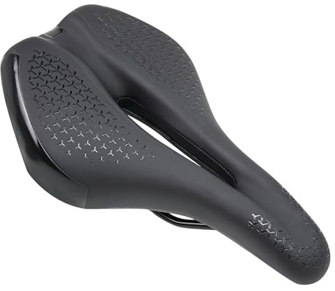 ROADNADO Mountain Bike Saddles Shock Absorber Ergonomic Design Bicycle Seat for Men and Women Soft Comfortable Breathable with Memory Foam, Suitable for BMX, MTB, Road, Folding, City Bikes (Black)