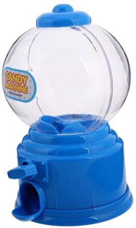 Hohopeti Zuckermaschine Drehen Gummi Bonbonhalter-spender Nussspender Mini-süßigkeitsmaschinen Verkaufsautomat Für Süßigkeitenspender Spender Für Süßigkeitenautomaten Blue Plastik