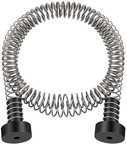 NTR Zipline Spring Brake Extra Long 5.3FT, Kids Backyard Heavy Duty Zip Line Brake System/Stop/Stopper, High-Strength Compression Stainless Steel Spring, Ziplines Parts for up to 3/8 Inch Cable